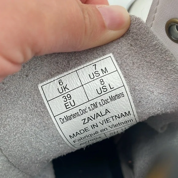 Dr. Martens Zavala Boots in White 8 S6 - Picture 6 of 8